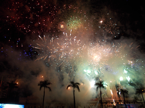 Fireworks, VMY 2014 Merdeka Square