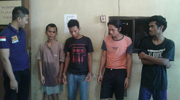 Empat-Pelaku-Pencurian-di-Gereja-Paroki-Santo-Antonius-Dibekuk