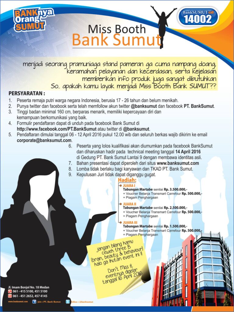 miss booth bank sumut
