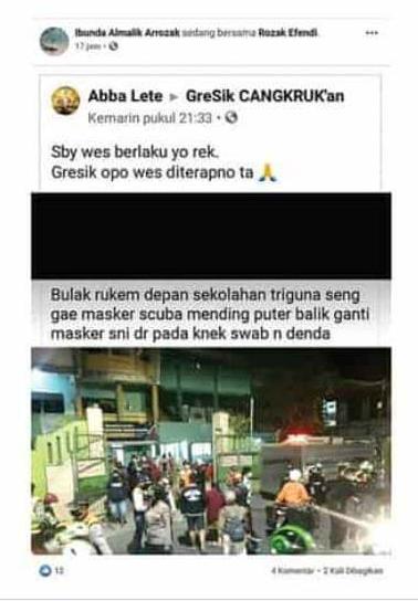 [cek Fakta] Heboh Pakai Masker Scuba Kena Swab Dan Denda Ini Faktanya