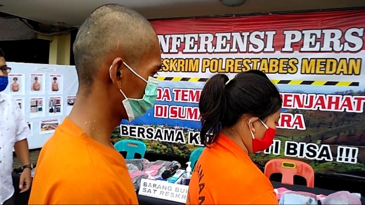 suami istri ditahan kasus perampokan majikan (9)
