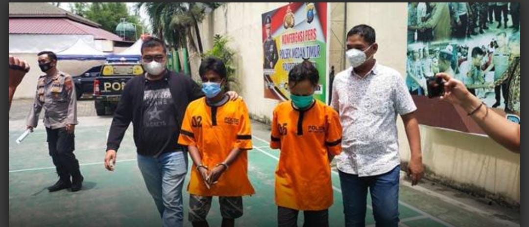 polsek medan timur tangkap pembobol toko suku cadang