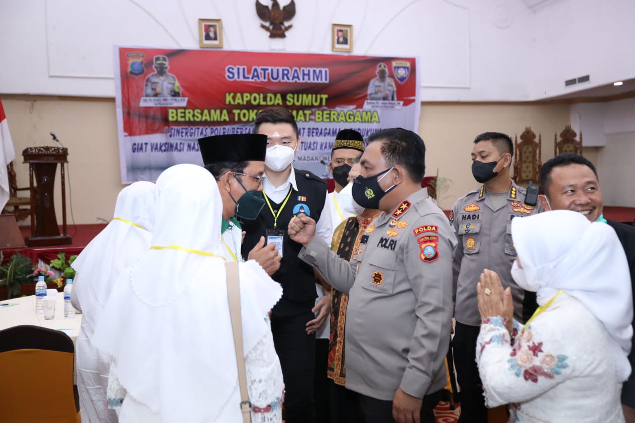 kapolda silaturahmi dengan tokoh agama