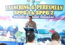 Kapolda Sumut Resmikan Dua SPPG dan Aula Tathya Dharaka Polres Sergai