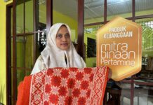 Reihani Tenun Batik Batak Melayu Menjadi Simbol UMKM Naik Kelas di Sumatera Utara