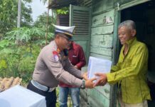 Satlantas Polres Sergai Gelar Baksos Hari Lalu Lintas Bhayangkara, Ajak Warga Jaga Kamseltibcarlantas