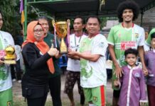Korpri Dambaan Juara Trofeo Sedulur Sepakbola, Wabup Sergai Raih Best Player