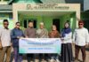 Foto bersama pengurus Lembaga Sedekah dan Wakaf Energi Al Washliyah bersama pihak Perum Jasa Tirta I usai pertemuan dan kunjungan ke salah satu panti sasaran program di Medan, Jumat (4/9/2026). (Foto: Al Washliyah Kota Medan)