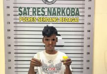 Pria 29 Tahun Ditangkap Beserta Bong Saat Penggerebekan Sarang Narkoba di Sergai